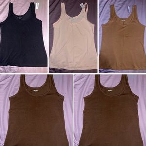 Old Navy Women Tank Tops Bundle 5 includes: